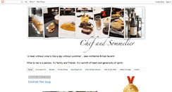 Desktop Screenshot of chefandsommelier.blogspot.com