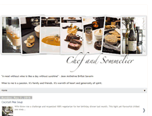 Tablet Screenshot of chefandsommelier.blogspot.com