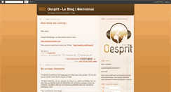 Desktop Screenshot of oesprit.blogspot.com