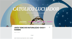 Desktop Screenshot of catolicoluchador.blogspot.com