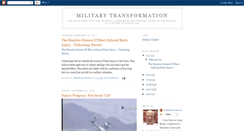 Desktop Screenshot of militarytransformation-sayhithere.blogspot.com