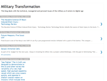 Tablet Screenshot of militarytransformation-sayhithere.blogspot.com