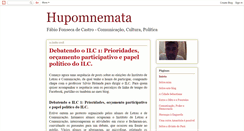 Desktop Screenshot of hupomnemata.blogspot.com