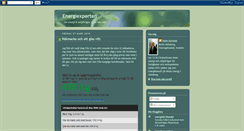 Desktop Screenshot of energiexperten.blogspot.com