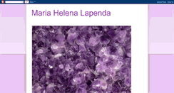 Desktop Screenshot of mariahelenalapenda.blogspot.com