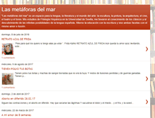 Tablet Screenshot of lasmetaforasdelmar.blogspot.com