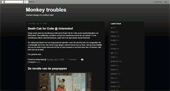 Desktop Screenshot of monkeytroubles.blogspot.com