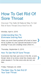 Mobile Screenshot of curesoarthroat.blogspot.com