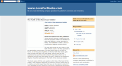 Desktop Screenshot of loveforbook.blogspot.com