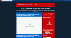 Desktop Screenshot of freemanonthelanduk.blogspot.com