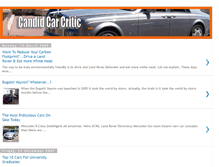 Tablet Screenshot of candidcarcritic.blogspot.com