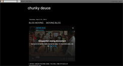 Desktop Screenshot of chunkydoubledeuce.blogspot.com