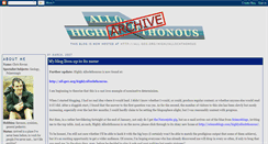 Desktop Screenshot of highlyallochthonous.blogspot.com