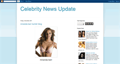 Desktop Screenshot of celebrity-newsupdate.blogspot.com