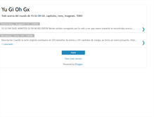 Tablet Screenshot of mundoyugiohgx.blogspot.com