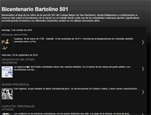 Tablet Screenshot of bicentenariobartolino501.blogspot.com