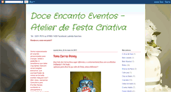 Desktop Screenshot of doceencantoeventos.blogspot.com