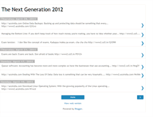 Tablet Screenshot of nextgen2012.blogspot.com