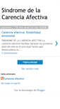 Mobile Screenshot of carenciaafectiva.blogspot.com