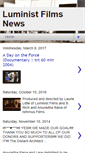 Mobile Screenshot of luministfilmsnews.blogspot.com