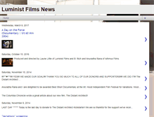 Tablet Screenshot of luministfilmsnews.blogspot.com