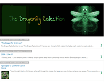 Tablet Screenshot of dragonflycollection.blogspot.com