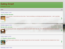 Tablet Screenshot of eatingsmartwithtracy.blogspot.com