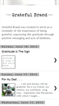 Mobile Screenshot of gratefulbrand.blogspot.com