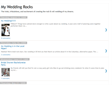Tablet Screenshot of myweddingrocks.blogspot.com