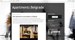 Desktop Screenshot of belgradeapartment.blogspot.com