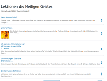 Tablet Screenshot of lektionenheiligergeist.blogspot.com