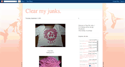 Desktop Screenshot of clearmy-junks.blogspot.com