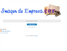 Tablet Screenshot of imagen-de-empresa.blogspot.com