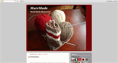 Desktop Screenshot of murrmadeknits.blogspot.com