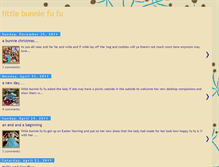 Tablet Screenshot of littlebunniefufu.blogspot.com