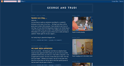 Desktop Screenshot of georgeandtrudi.blogspot.com