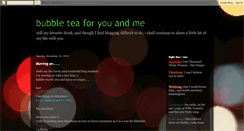 Desktop Screenshot of bubbleteaforyouandme.blogspot.com