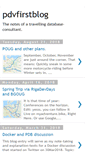 Mobile Screenshot of pdvfirstblog.blogspot.com