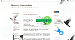 Desktop Screenshot of neverasthecrowflies.blogspot.com