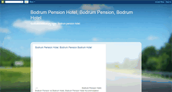 Desktop Screenshot of bodrumpensionhotel.blogspot.com