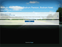 Tablet Screenshot of bodrumpensionhotel.blogspot.com