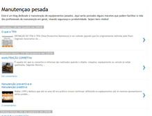 Tablet Screenshot of manutencaopesada.blogspot.com