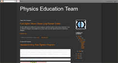 Desktop Screenshot of physicseducationteam.blogspot.com