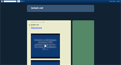 Desktop Screenshot of lankatv-net.blogspot.com