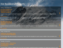 Tablet Screenshot of hot-residential-property.blogspot.com