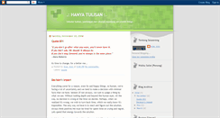 Desktop Screenshot of hanya-tulisan.blogspot.com
