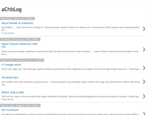 Tablet Screenshot of achblog.blogspot.com