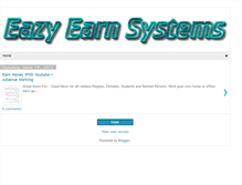 Tablet Screenshot of eazyearnsystems.blogspot.com