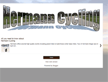 Tablet Screenshot of hermanncycling.blogspot.com