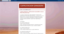 Desktop Screenshot of capacitacionganadera.blogspot.com